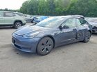 2022 Tesla Model 3 Gray vin: 5YJ3E1EB5NF253323