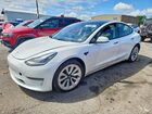 2022 Tesla Model 3 White vin: 5YJ3E1EB5NF285804