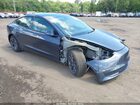 2022 Tesla Model 3 Long Range Dual Motor All-wheel Drive Gray vin: 5YJ3E1EB6NF245845