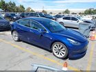 2019 Tesla Model 3 Long Range/performance Blue vin: 5YJ3E1EB8KF197504