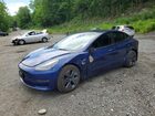 2022 Tesla Model 3 Синий vin: 5YJ3E1EBXNF334995