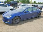 2018 Tesla Model S Blue vin: 5YJSA1E2XJF297822