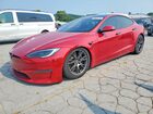 2022 Tesla Model S Red vin: 5YJSA1E50NF487290