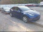 2021 Tesla Model Y Long Range Dual Motor All-wheel Drive Blue vin: 5YJYGAEE0MF179866
