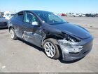 2021 Tesla Model Y Long Range Dual Motor All-wheel Drive Gray vin: 5YJYGDEE5MF071065