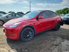 2020 Tesla Model Y Red vin: 5YJYGDEE7LF059790
