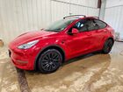 2021 Tesla Model Y Red vin: 5YJYGDEE7MF199145