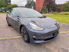 2018 Tesla Model 3 Gray vin: 5YJ3E1EB6JF054422