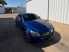 2017 Mercedes-benz C 300 4matic Blue vin: 55SWF4KB7HU192124
