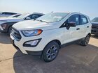 2022 Ford Ecosport S White vin: MAJ6S3FL4NC467005