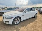 2018 Jaguar Xf White vin: SAJBR4FX1JCY69492