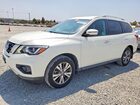 2018 Nissan Pathfinder Sv White vin: 5N1DR2MN1JC679104