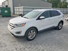 2017 Ford Edge Sel White vin: 2FMPK3J96HBC59055