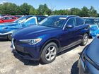 2018 Alfa Romeo Stelvio Синий vin: ZASFAKAN6J7B81313