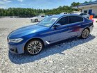 2021 Bmw 530 I Blue vin: WBA53BH03MWX03301