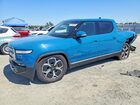 2023 Rivian R1t Adventure Синий vin: 7FCTGAAA4PN000693