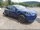 2024 Tesla Model Y Long Range Single Motor Rear-wheel Drive/rwd Blue vin: 7SAYGDED9RF162888