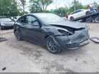 2025 Tesla Model Y Long Range Dual Motor Rear-wheel Drive Gray vin: 7SAYGDEDXSF260513