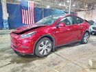 2024 Tesla Model Y Красный vin: 7SAYGDEE0RA283296