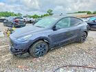 2025 Tesla Model Y Blue vin: 7SAYGDEE1SA355497