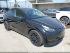 2022 Tesla Model Y Long Range Dual Motor All-wheel Drive Black vin: 7SAYGDEE3NF359378