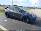 2022 Tesla Model Y Long Range Dual Motor All-wheel Drive Gray vin: 7SAYGDEE4NF367523