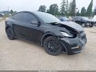 2022 Tesla Model Y Long Range Dual Motor All-wheel Drive Black vin: 7SAYGDEE4NF368347