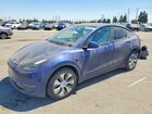 2024 Tesla Model Y Blue vin: 7SAYGDEE4RF083704
