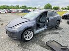 2024 Tesla Model Y Gray vin: 7SAYGDEE5RA283102