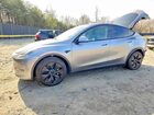 2024 Tesla Model Y Серебряный vin: 7SAYGDEE9RA321656