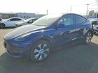2024 Tesla Model Y Blue vin: 7SAYGDEE9RF064257