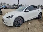2022 Tesla Model Y White vin: 7SAYGDEF3NF560870