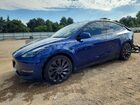 2023 Tesla Model Y Blue vin: 7SAYGDEF6PF826708