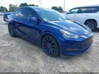 2022 Tesla Model Y Performance Dual Motor All-wheel Drive Blue vin: 7SAYGDEF9NF390112