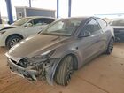 2024 Tesla Model Y Gray vin: 7SAYGDEFXRF170046