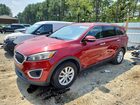 2017 Kia Sorento Lx Red vin: 5XYPGDA3XHG263497