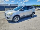 2017 Ford Escape Titanium Silver vin: 1FMCU9J90HUA64915