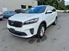 2019 Kia Sorento Lx White vin: 5XYPGDA31KG450666