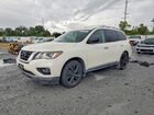 2017 Nissan Pathfinder S White vin: 5N1DR2MM2HC902610