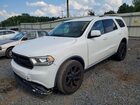 2016 Dodge Durango Limited White vin: 1C4RDJDG6GC362285
