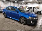 2017 Mitsubishi Lancer Es Blue vin: JA32U2FU3HU004646