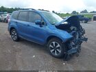 2018 Subaru Forester 2.5i Premium Blue vin: JF2SJAEC2JH489830