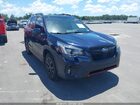 2021 Subaru Forester Sport Синий vin: JF2SKARC9MH575423