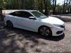 2018 Honda Civic Ex-t Белый vin: JHMFC1F37JX017376