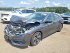 2018 Honda Civic Exl Gray vin: JHMFC1F71JX026447