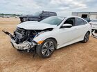 2018 Honda Civic Exl White vin: JHMFC1F71JX032233