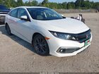 2019 Honda Civic Ex-l White vin: JHMFC1F71KX008595