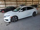 2018 Honda Civic Exl Белый vin: JHMFC1F77JX041633