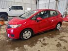2016 Honda Fit Lx Red vin: JHMGK5H57GS004890