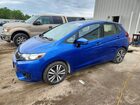2017 Honda Fit Ex Blue vin: JHMGK5H85HS011932